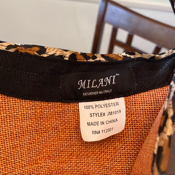 Milani Leopard Print Band Sun Hat - Picture 9 of 9